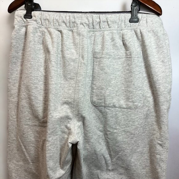Eddie Bauer Lounge Pants Men's Large Light Heather Gray Zip Pockets Mid Rise - Picture 14 of 15